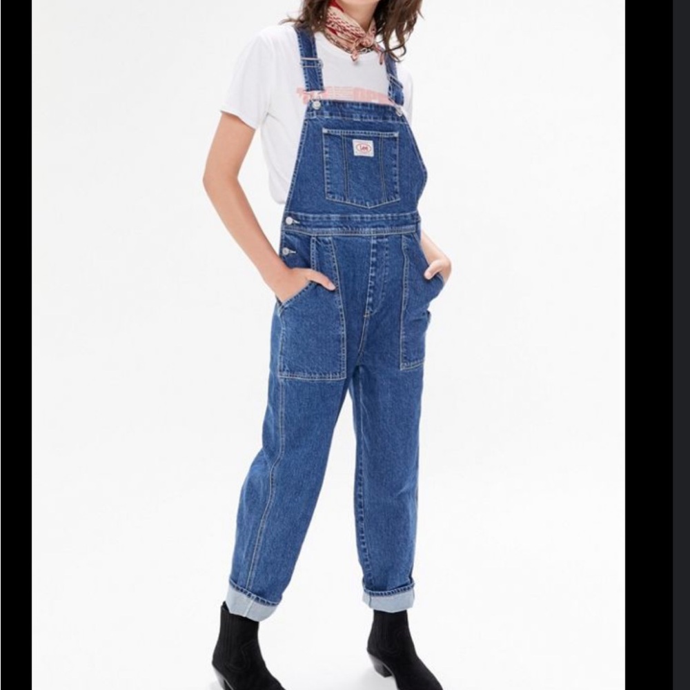 New Lee Blue Denim Overalls